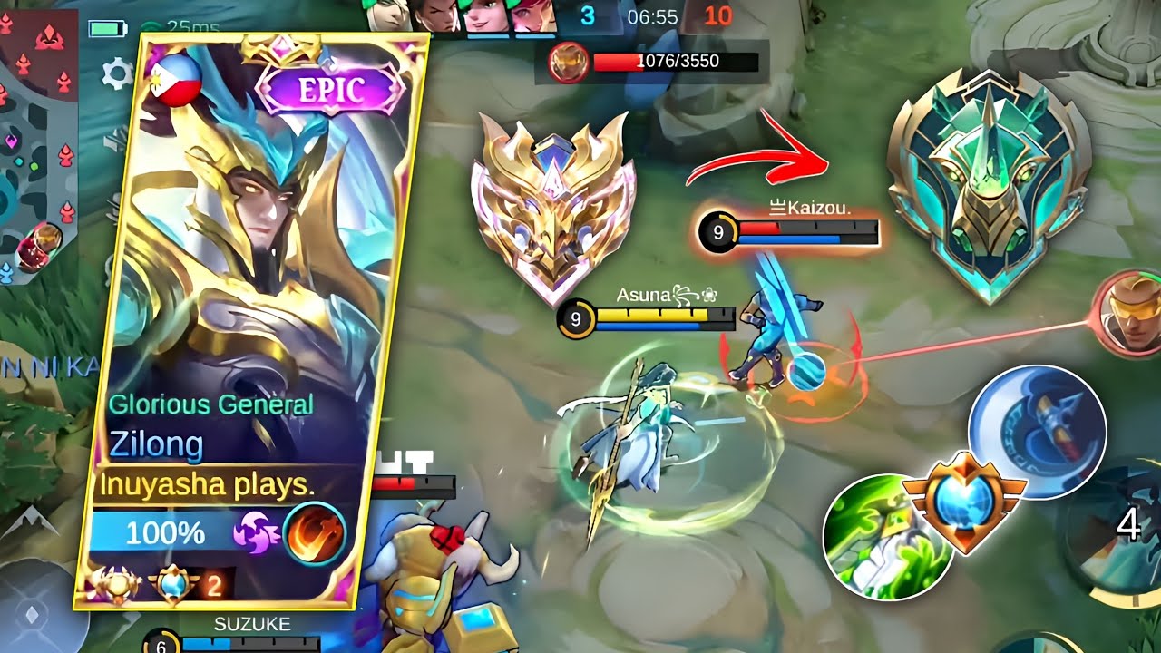 MY NEW SEASON ZILONG! BEST BUILD HACK DAMAGE😎