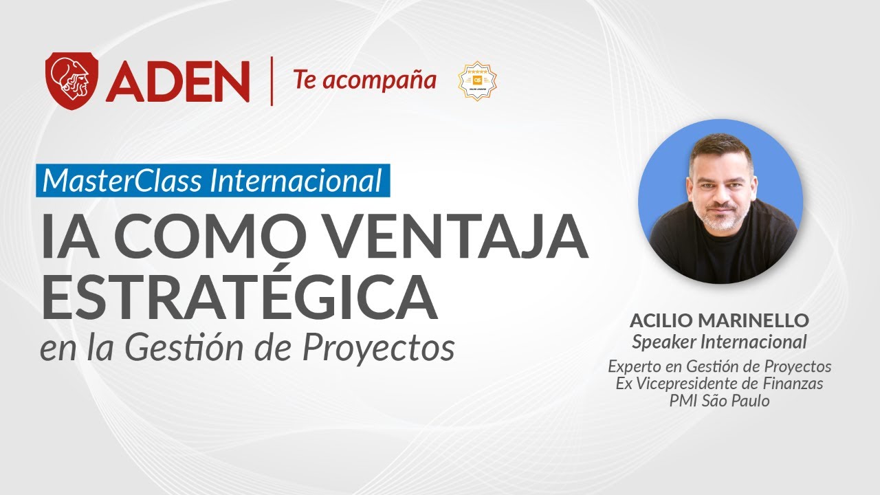 Masterclass: IA como ventaja estrat&eacute;gica en la Gesti&oacute;n de Proyectos