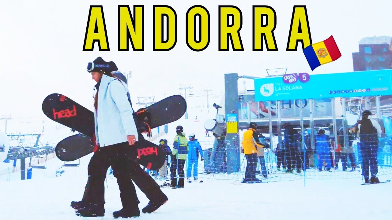 ANDORRA 🇦🇩 SNOW IN PAS DE LA CASA GRANDVALIRA JANUARY 2024