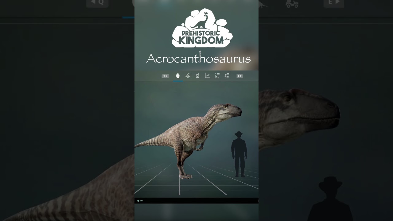 🦖 Acrocanthosaurus in Prehistoric Kingdom!
