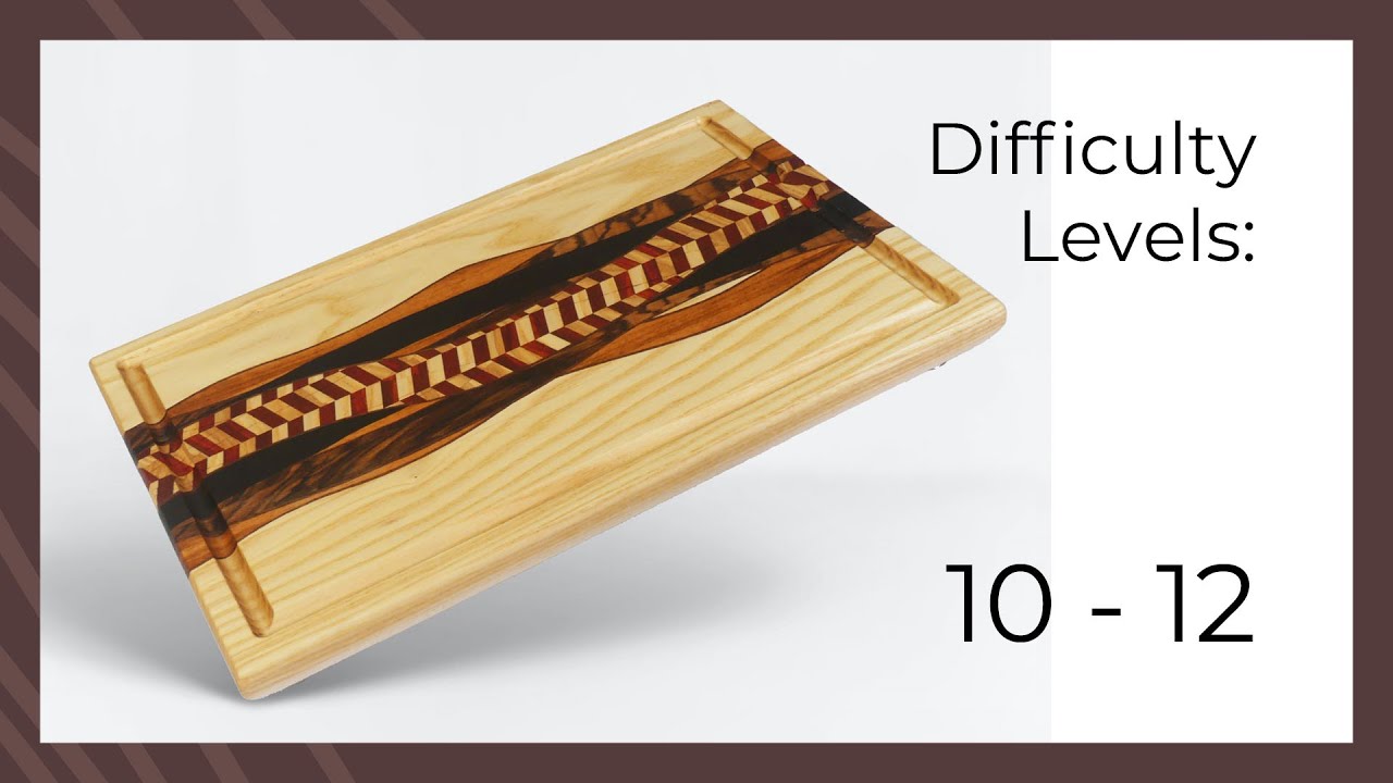 25 Levels of Cutting Boards | Episode 4 | Tipped Stripes - Chevron Weave - Basketweave