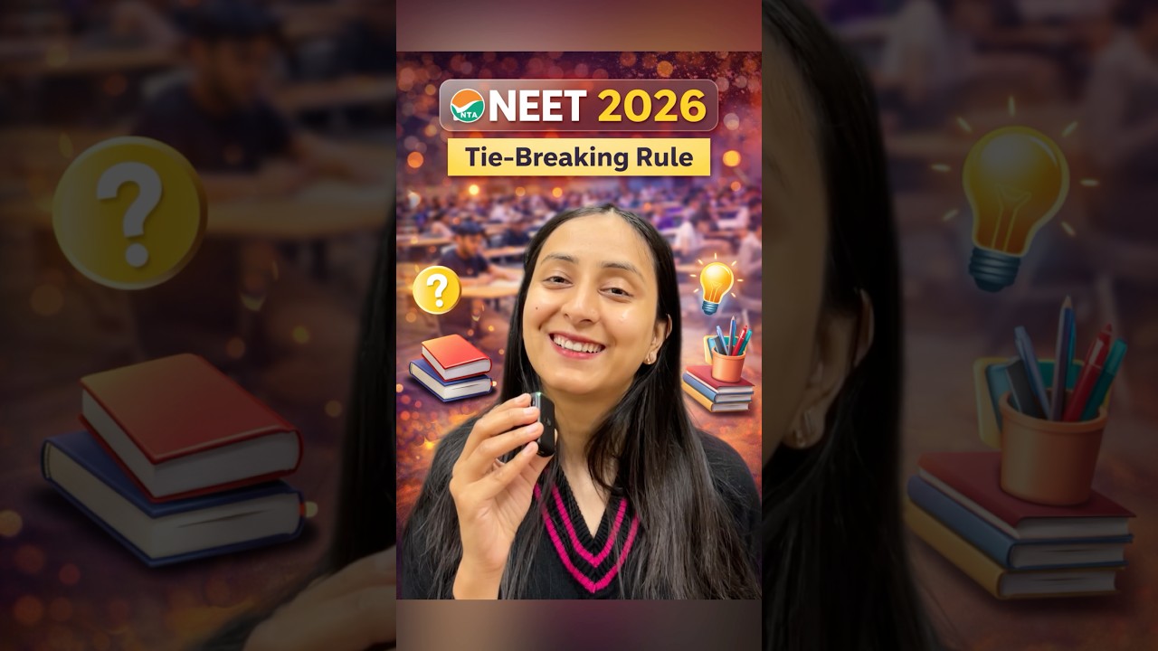 🚨NTA Update: NEET 2026 Tie-Breaking Rule #neet #neet2026 #neetaspirant #update #exam #trending #yt