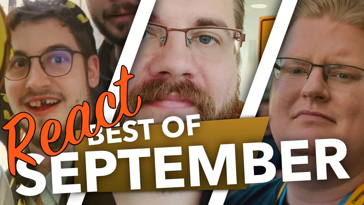 React: Best of September 2017 🎮 PietSmiet React #23