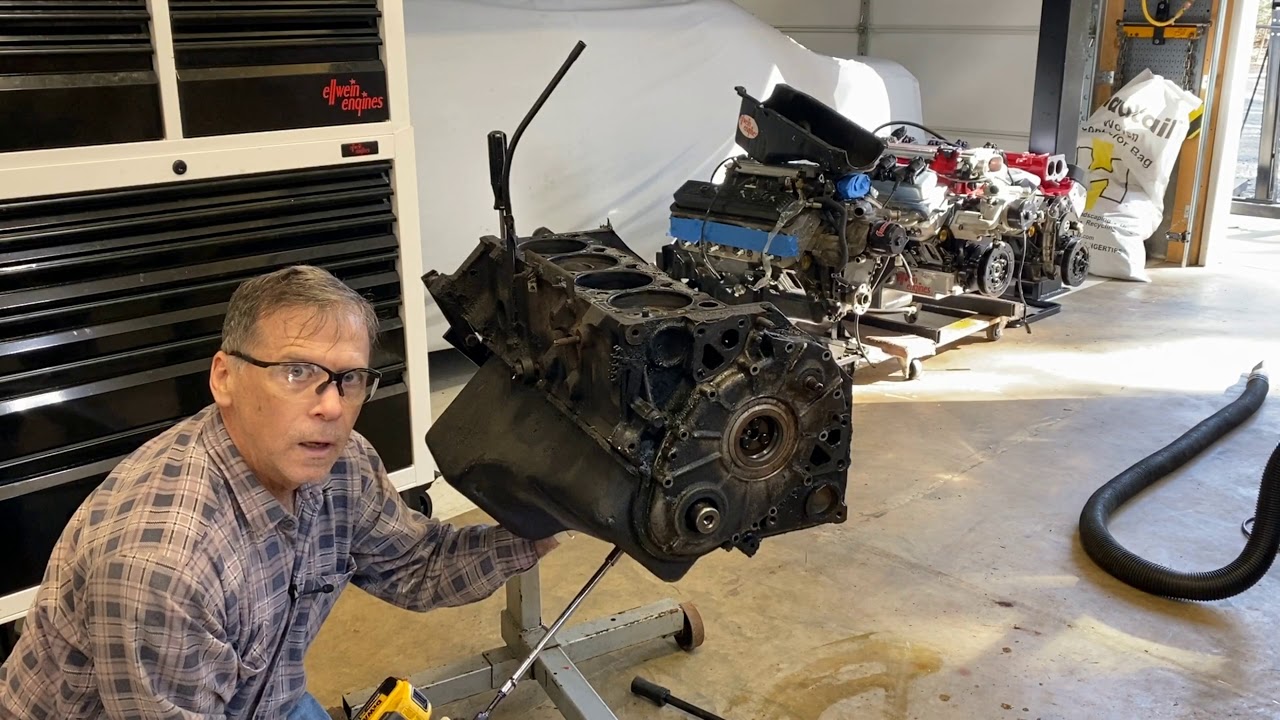 Small Block Chevy Engine Core Tear Down LT1 Gen 2
