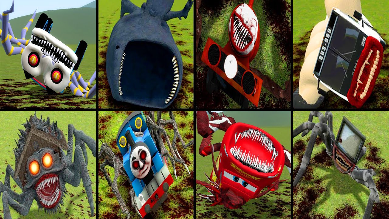 THOMAS CAR EATER, THE BLOOP, CHOO CHOO CHARLES, BUS EATER, MONSTER HOUSE, MCC QUEEN, CURSED THOMAS..