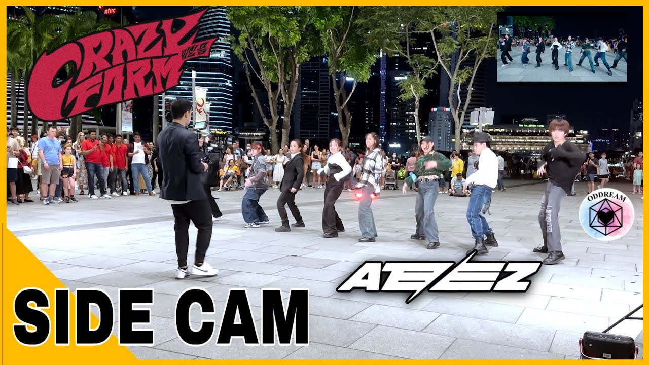 【KPOP IN PUBLIC｜SIDE CAM】ATEEZ(에이티즈) - “CRAZY FORM(미친 폼)” | Dance cover by ODDREAM from Singapore