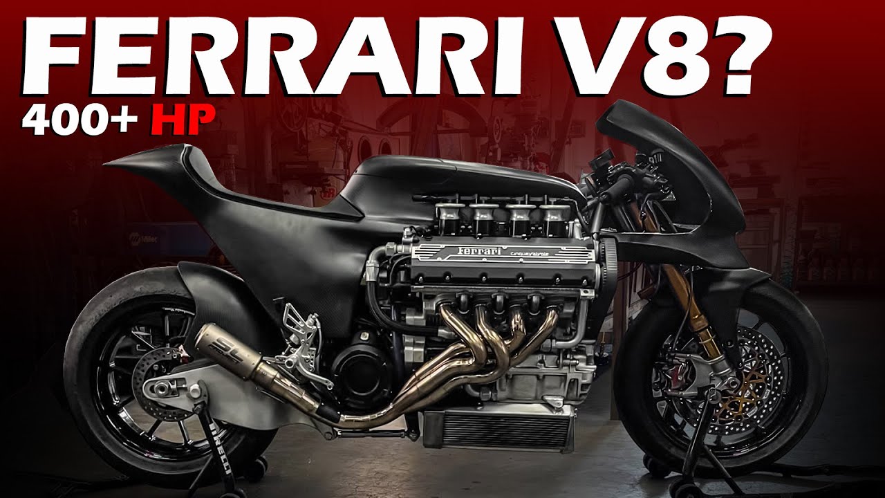 Встречайте Ferrari V8 Superbike: HF355 Максвелла Хазана (невероятная сборка)