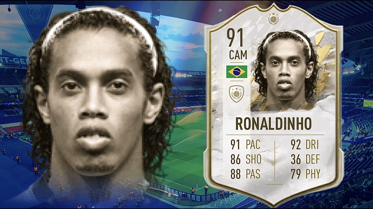 FIFA 22: RONALDINHO 91 ICON PLAYER REVIEW I FIFA 22 ULTIMATE TEAM