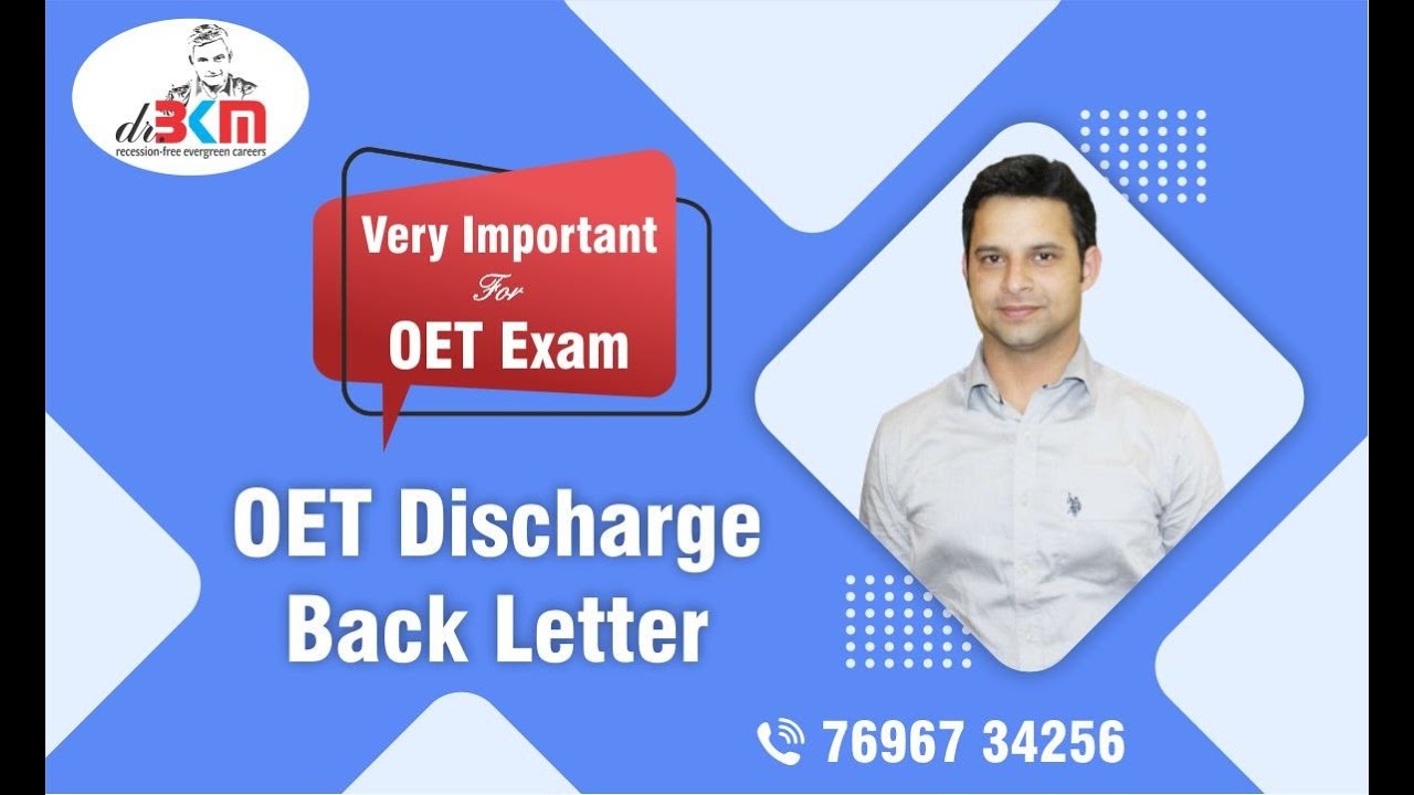 How to write discharge back letter or referred back letter in #oetexam by @drbkmoetgermannclex