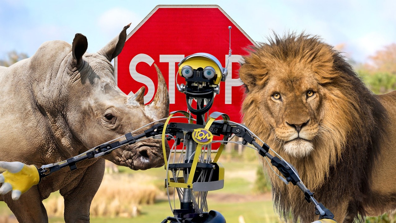 How do the Imagineers keep the lions away from the rhinos?!