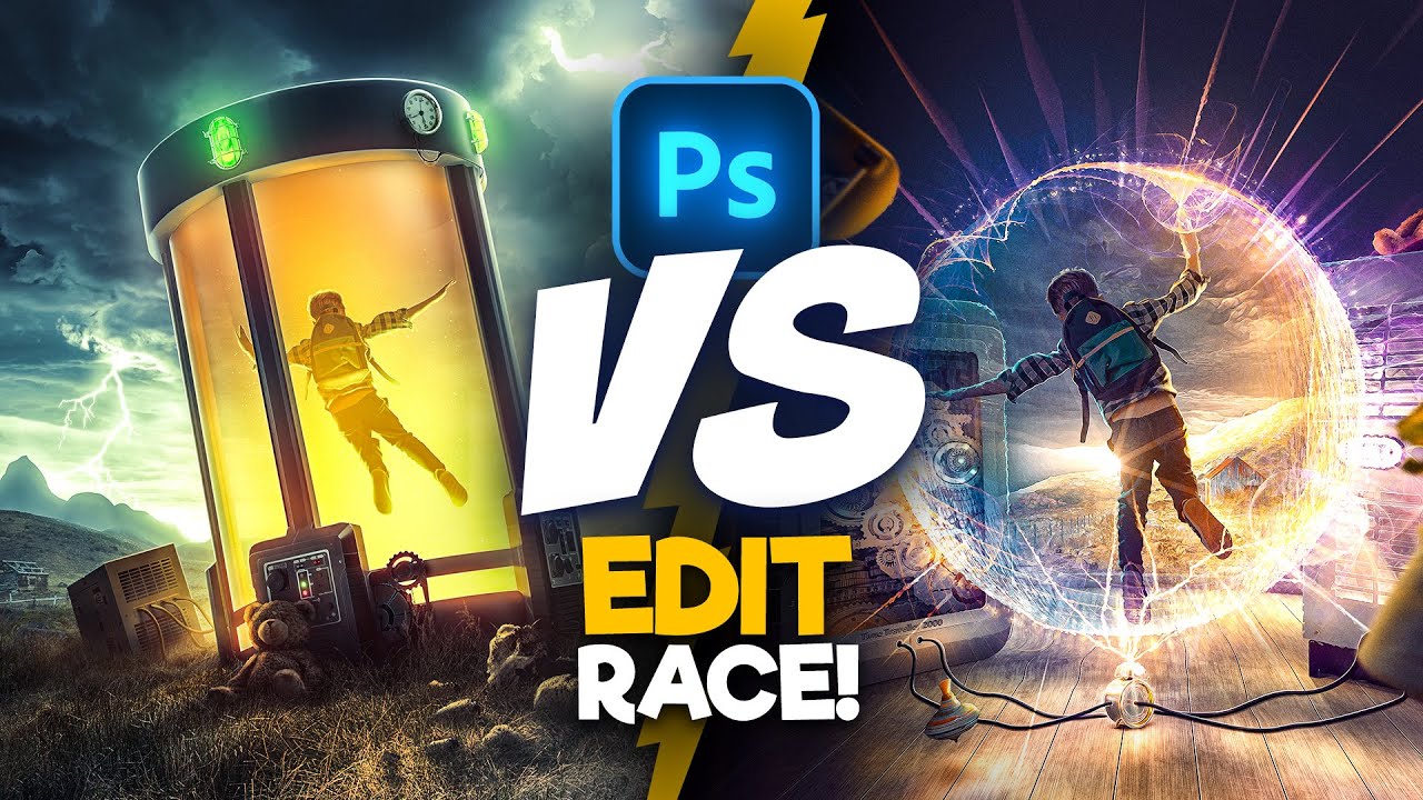 Who Can Make the BEST Time Travel Artwork? | Edit Race S2E4 - REMATCH