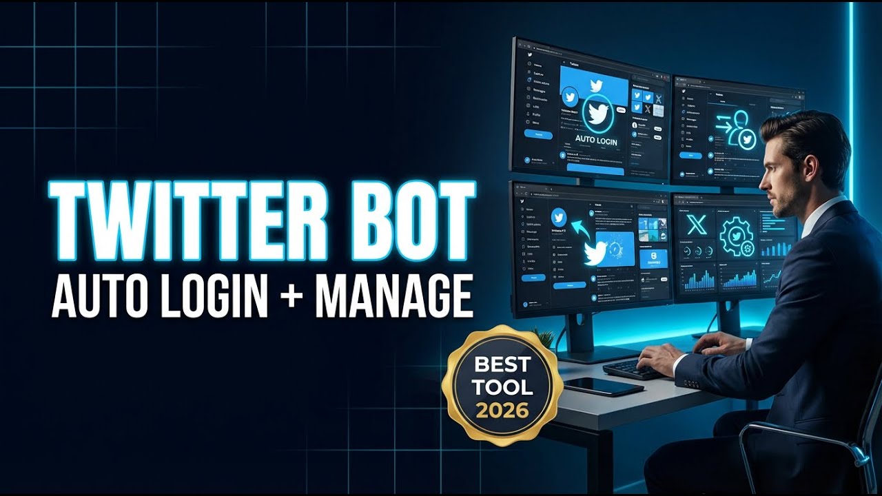 How to Auto Login and Manage Multiple Twitter/X Accounts | Best Twitter Bot 2026