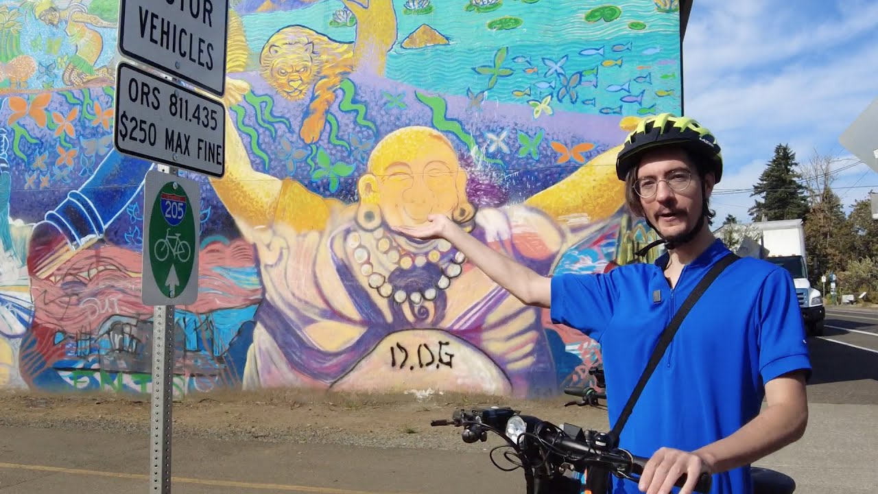 Riding the 205 Multi-Use Path part 1 - South Segment