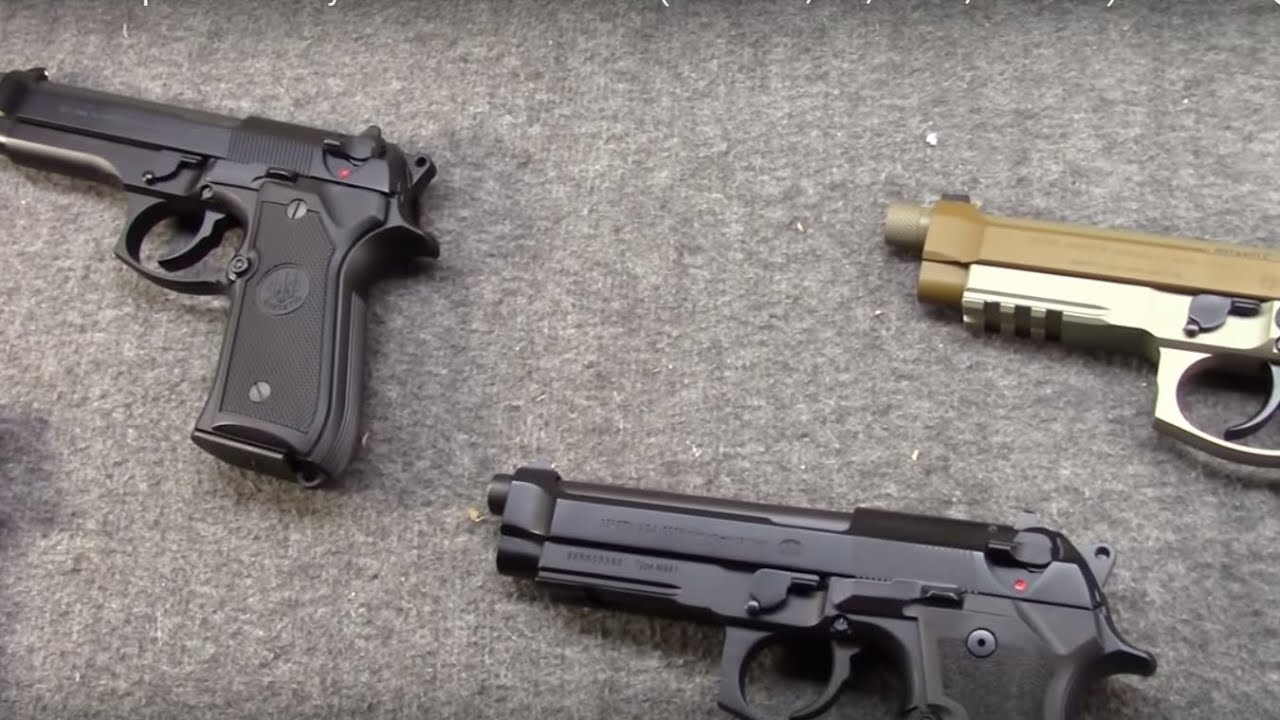 Complete Development History of Beretta's 92 Series (From 92S, M9, M9A1, To M9A3)