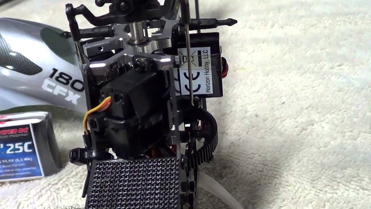 Blade 180 cfx from Helidirect servo replacement for stock stripped servo modification