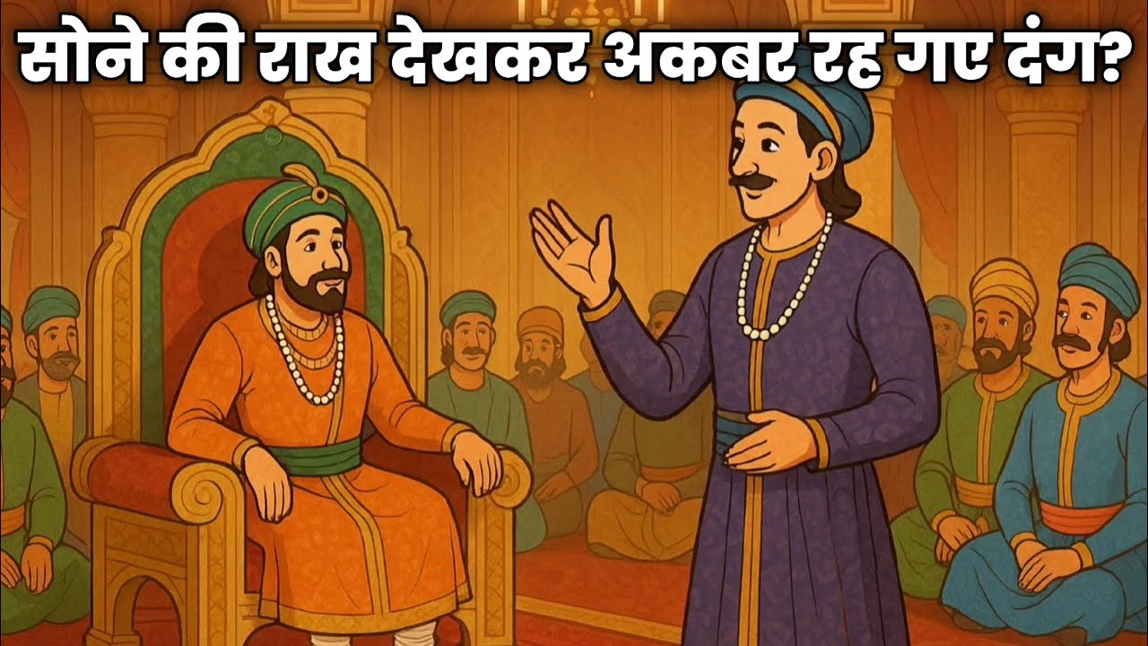 जब राख बन गई सोना! बीरबल की चाल देखकर अकबर हैरान रह गए | Akbar Birbal Ki Kahani | birbal ki chaturai