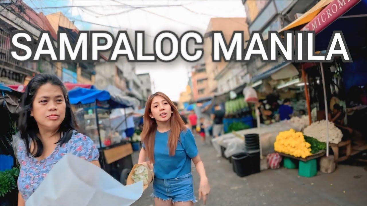 Walking Around Dangwa Flower Market Sampaloc Manila Philippines 🇵🇭