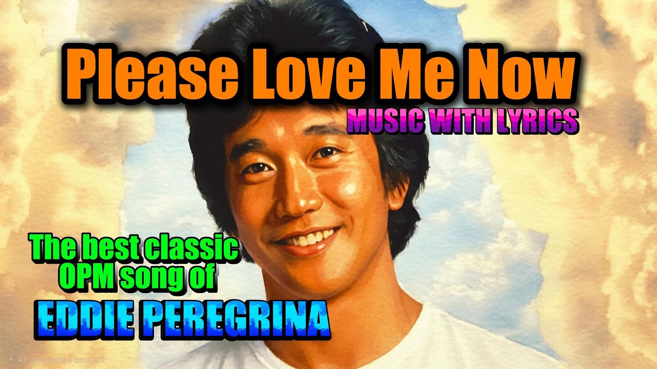 PLEASE LOVE ME NOW SUNG BY EDDIE PEREGRINA - A CLASSIC OPM LOVE SONG WITH LYRICS