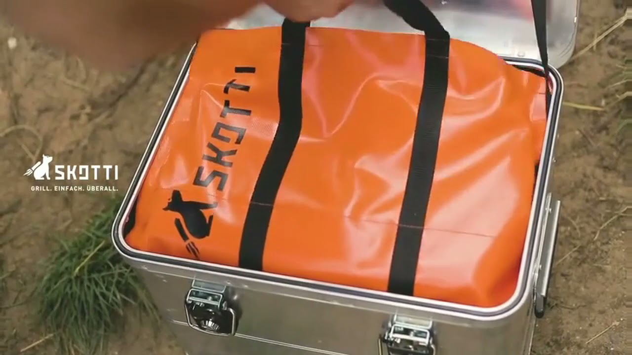 SCOTTI Grill, winner Reddot Award! Fur Gas, Holz, Kohle und zerlegbar