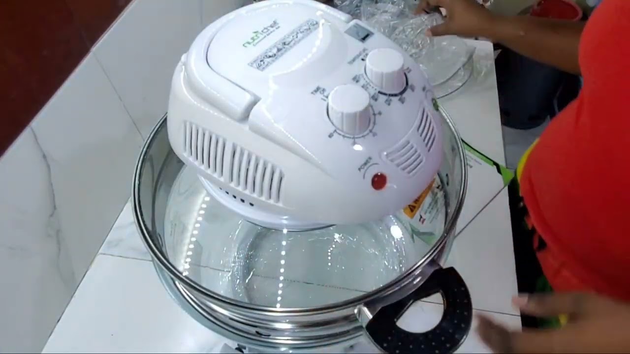 Nutrichef Air Fryer, Infrared Convection, Halogen Oven Unboxing...