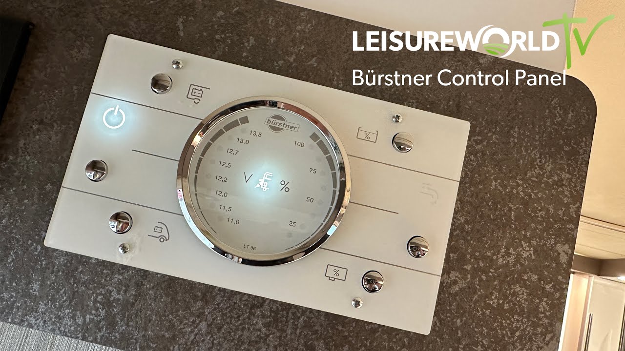 Bürstner Control Panel Quick Guide