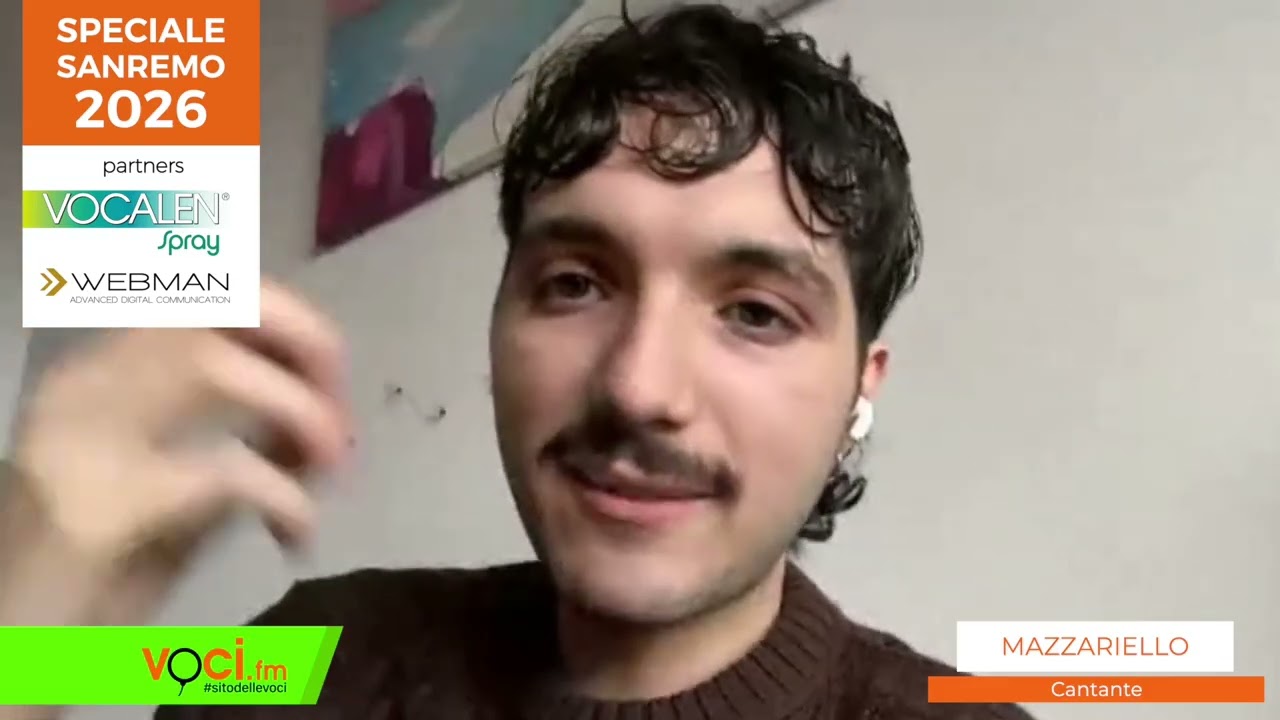 SANREMO 2026: MAZZARIELLO su VOCI.fm