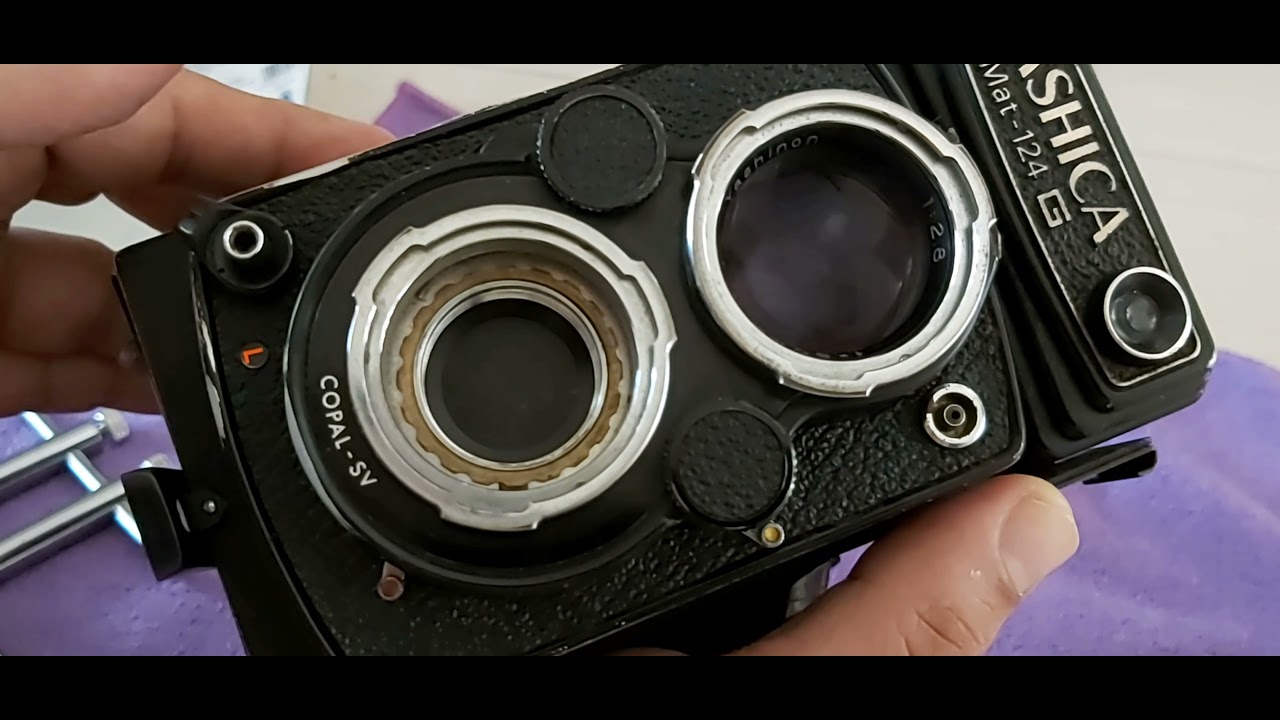 Yashica Mat 124 camera cleaning for fungus 2021