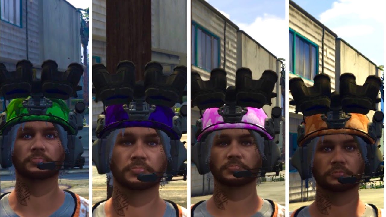 Como pegar capacete 4 lentes coloridos- GTA online/xbox1/ps4