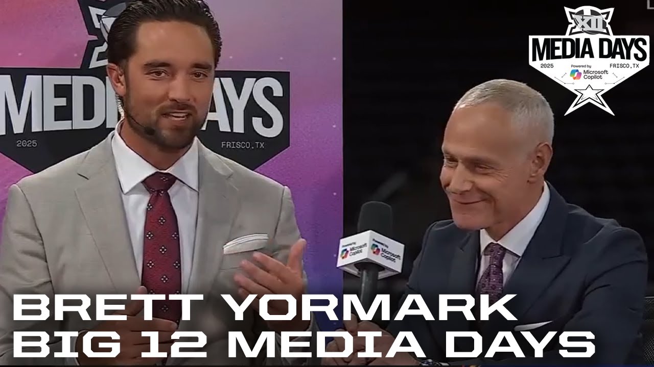 Brett Yormark Interview | Big 12 Football Media Days Powered by Microsoft Copilot