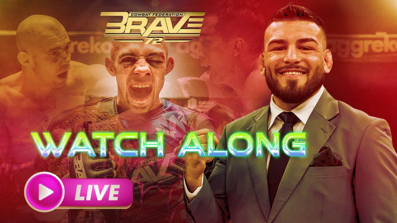 BRAVE CF 72 Live | BRAVE CF Bahrain Event | Watch Party with Jose 