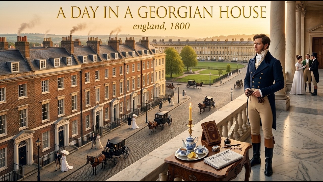 A Day Inside a Georgian House | England 1800 (AI Reconstruction)