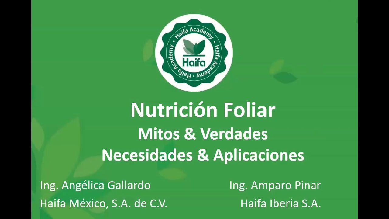 Nutrición Foliar Webinar