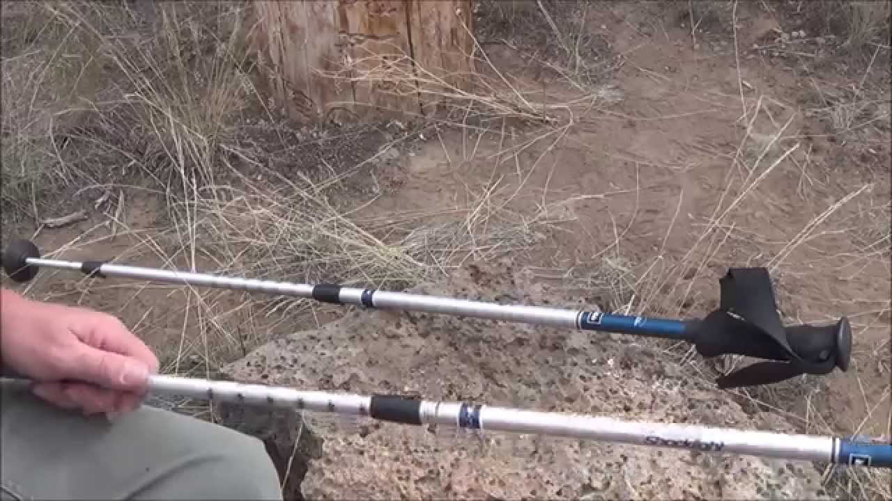 Shock-absorbing Trekking Poles
