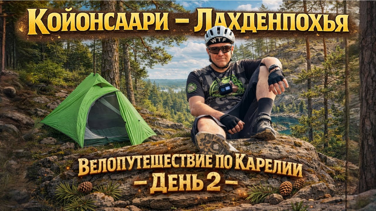 Блуждаем по грейдерам в поисках воды | Велопутешествие по Карелии (Часть 2)