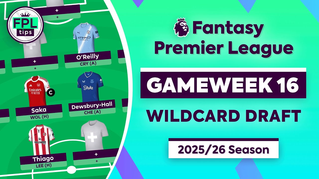 FPL GW16: ДРАФТ WILDCARD | Сака, Дьюсбери-Холл и О'Райли | Прогнозы на Fantasy Premier League 202...