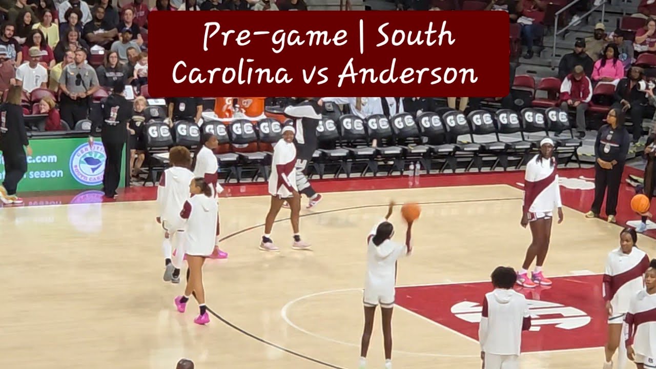 Pre-game | Starting Lineups | South Carolina vs Anderson Women's Basketball 