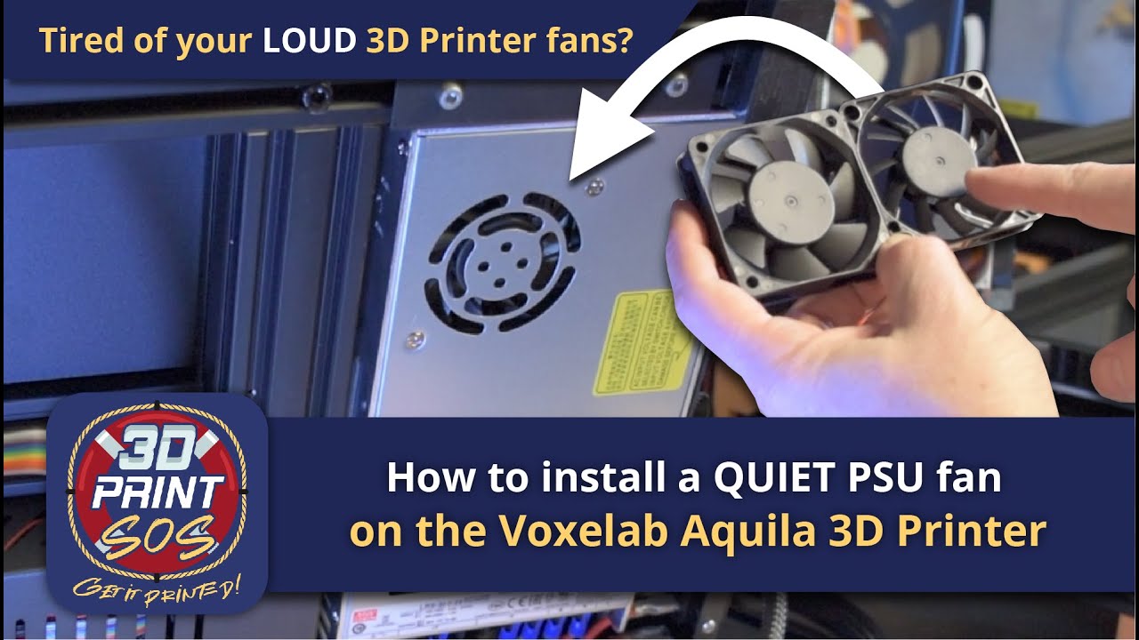 Swapping out the loud PSU fan on the Aquila