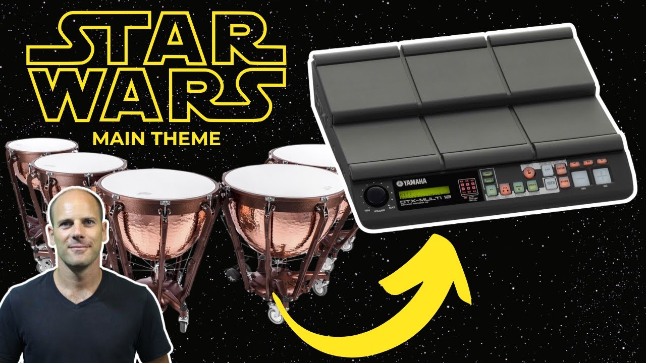 STAR WARS timpani THEME with YAMAHA DTX Multi 12