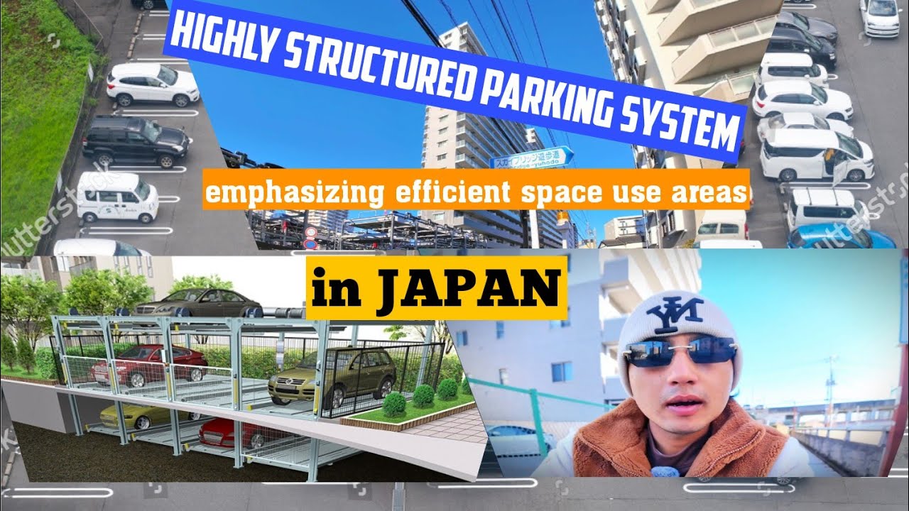 Highly structured Parking system in Japan || monthly rental Parking || outdoor Parking system 🇯🇵😍