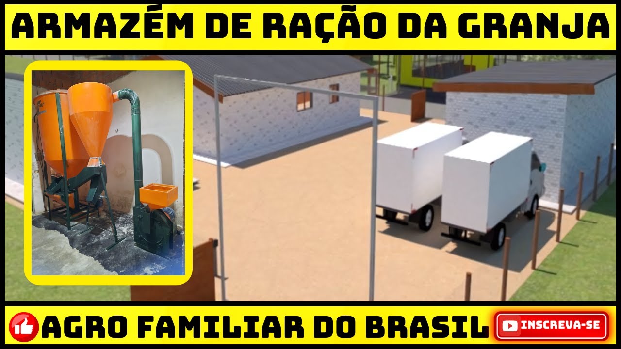 FABRICA DE RAÇÃO DE GALINHA: PROJETO GRANJA ESPERANÇA 4 MIL GALINHAS CAIPIRA (EPISÓDIO 6)
