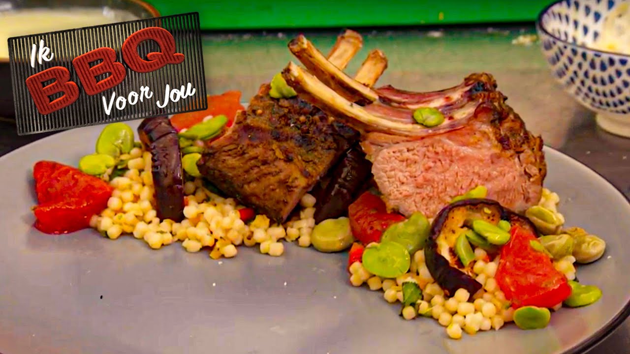 Lamsrack & COUSCOUS salade | Ik BBQ voor jou | Aflevering 3