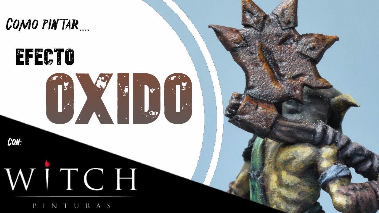 Cómo pintar efecto oxido