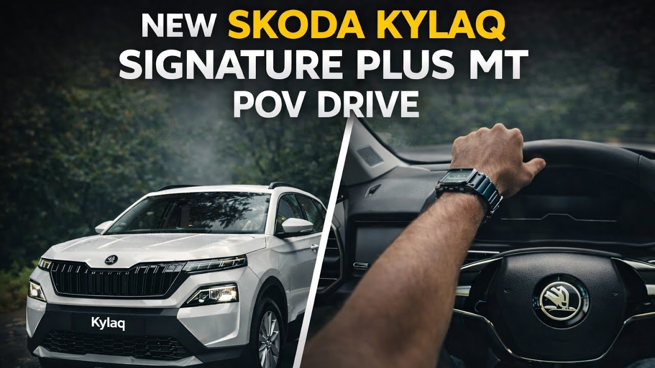 Skoda Kylaq Signature Plus Manual | Mileage, Comfort & Performance,, 🔥