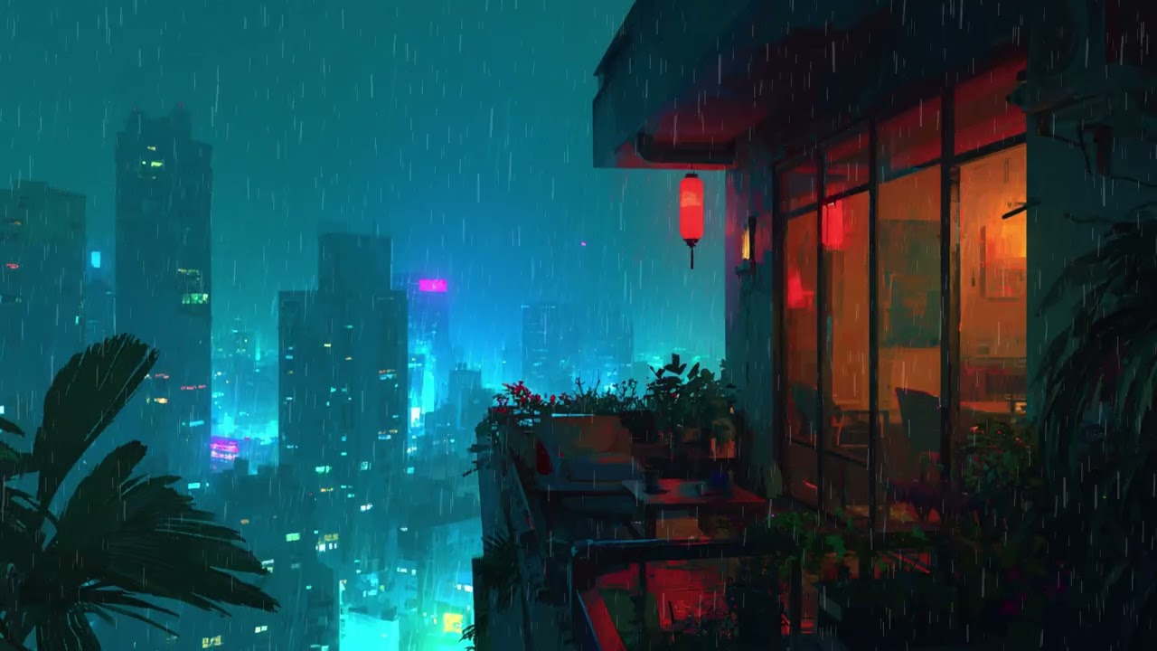 Rainy City Nights 🌆 Chill Jazz for Work & Relaxation