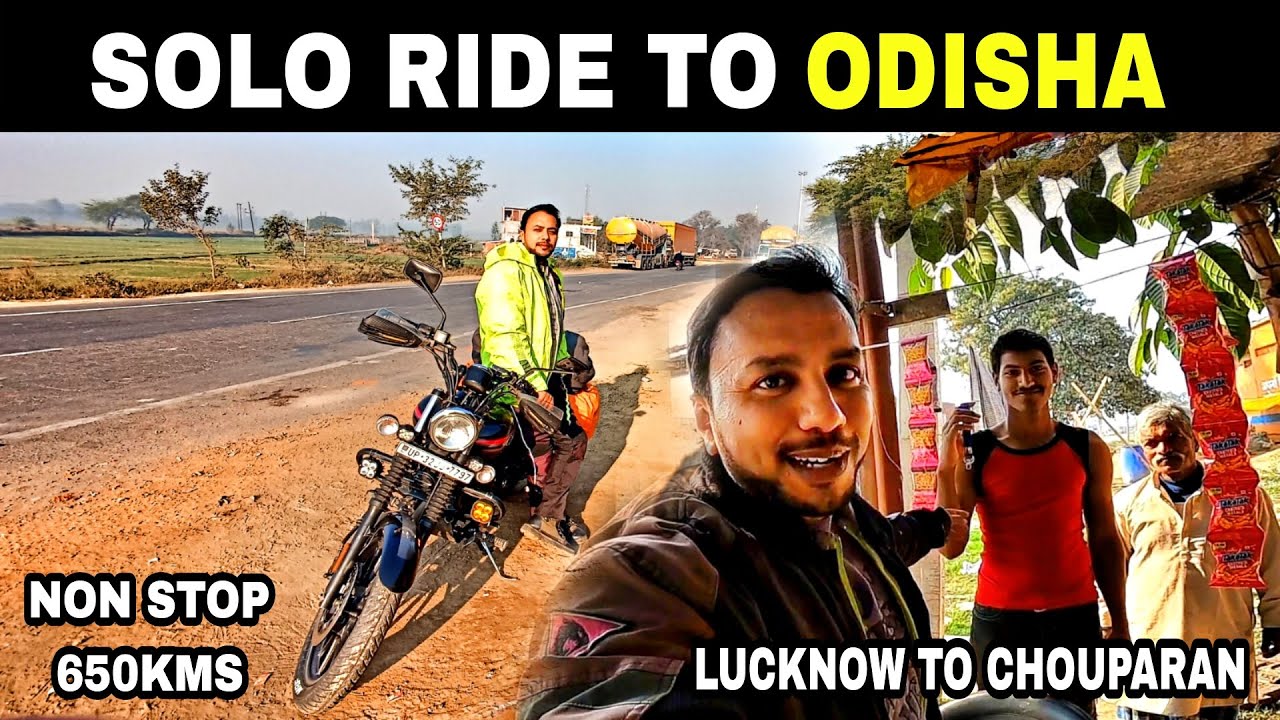 Nikal Pade Jagannath Puri Dham ke darshan karne | Lucknow to Chouparan  | Solo Ride to Odisha