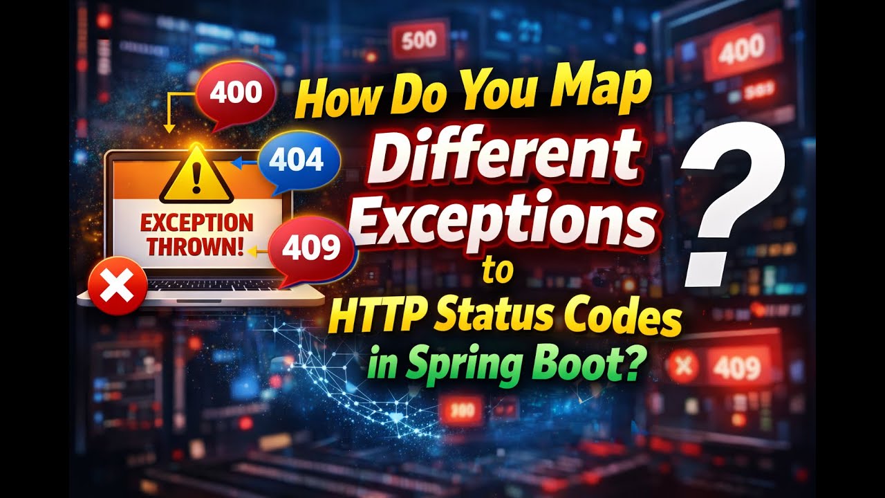 Как сопоставить различные исключения с различными кодами состояния HTTP в Spring Boot? | Собеседо...