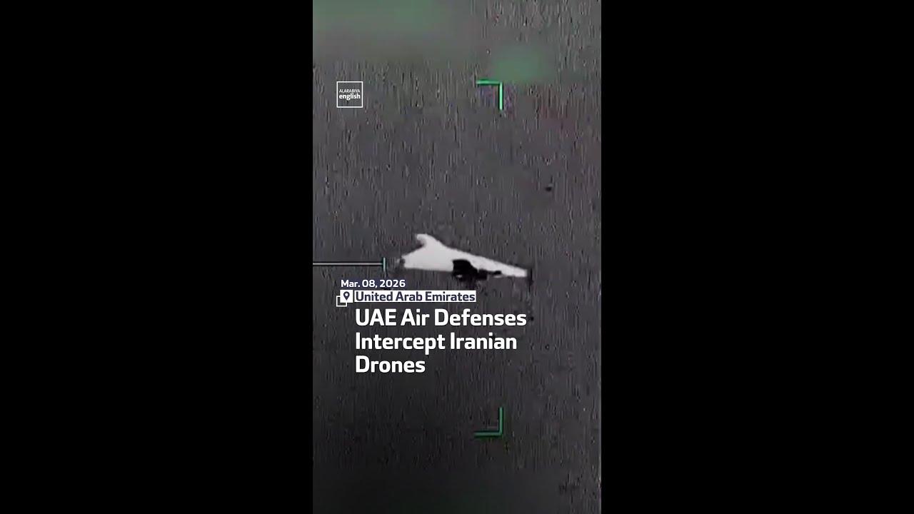 UAE Air Defenses Intercept Iranian Drones