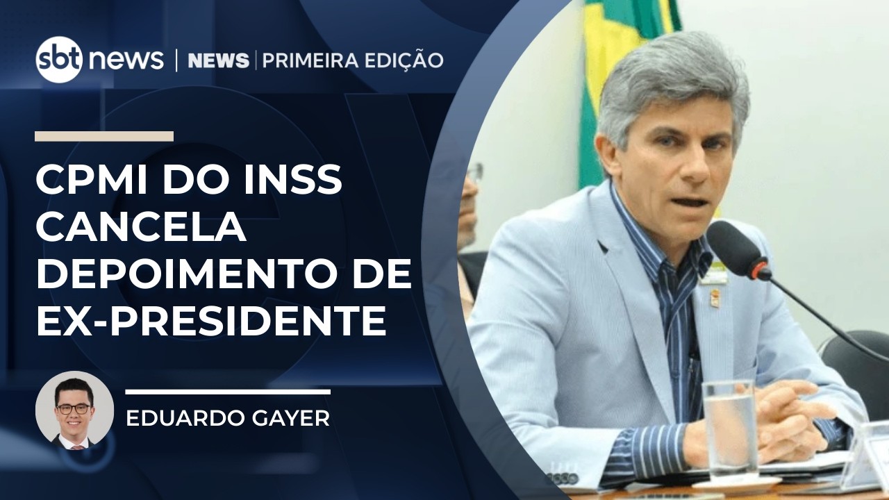 CPMI do INSS cancela oitiva de ex-presidente da Contag após decisão | #NewsPrimeiraEdição