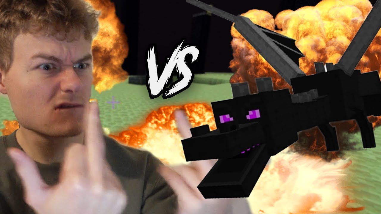 First Time Ever Fighting the Ender Dragon..