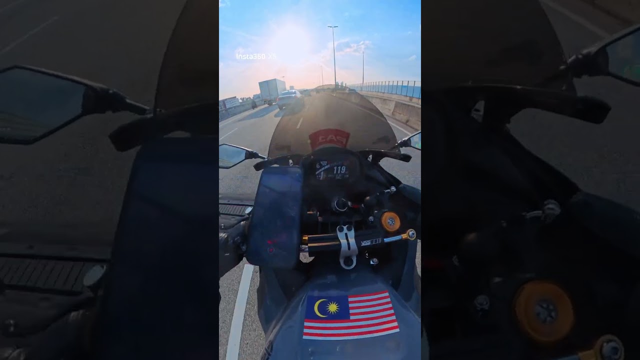 Ride layan matahari senja dengan ZX-25R 